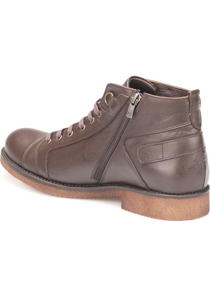 Erkek Hakiki Deri Kauçuk Tabanlı Anatomik Bilek Boy Klasik Bot fiyatları