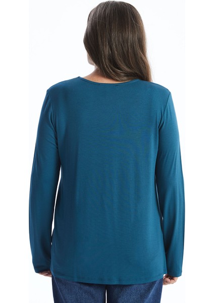 Yeni Sezon V Yaka Parlak Taşlı Kadın Bluz fırsatları