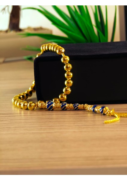 22 Ayar Altın Sarısı Kaplama Tesbih Renk Atmayan Bir Üründür Iç Materyal Çeliktir Özel Imameli fiyatları