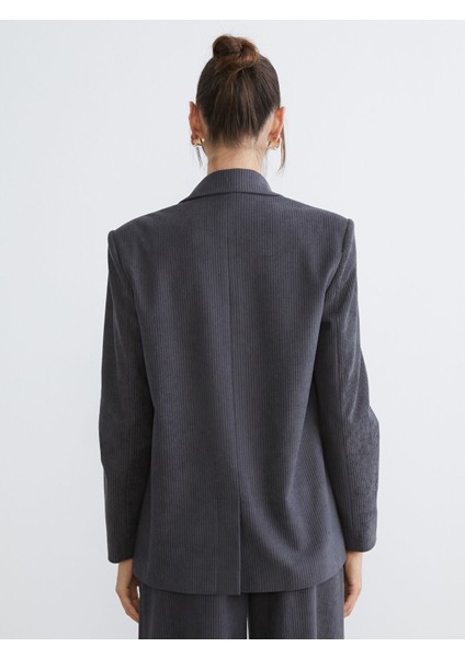 Yeni Sezon Kruvaze Yaka Kadın Kadife Blazer Ceket indirimleri