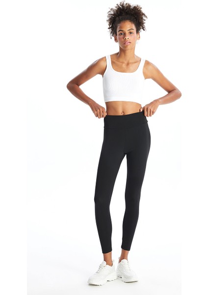 Yeni Sezon Beli Lastikli Kadın Tayt