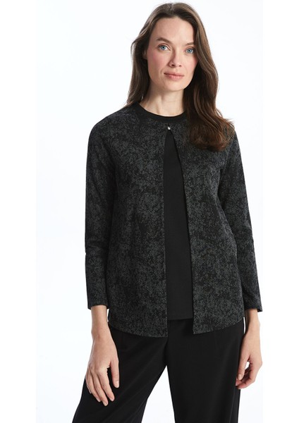 Yeni Sezon Bisiklet Yaka Desenli Kadın Bluz