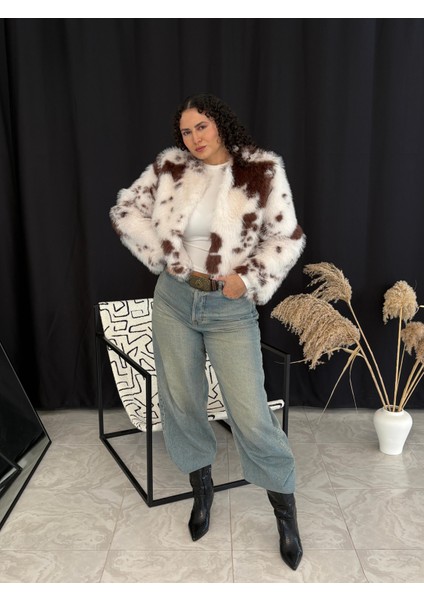 Animal Desenli Kürk modelleri