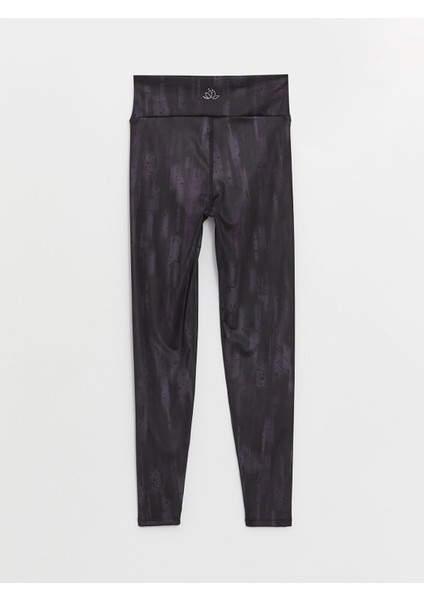 Yeni Sezon Beli Lastikli Desenli Interlok Kadın Spor Tayt fiyatları