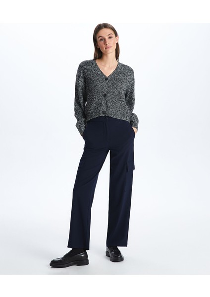 Yeni Sezon Standart Fit Kadın Kargo Pantolon