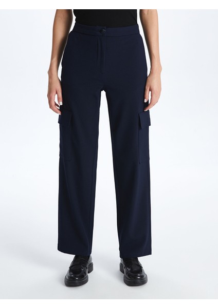 Yeni Sezon Standart Fit Kadın Kargo Pantolon modelleri