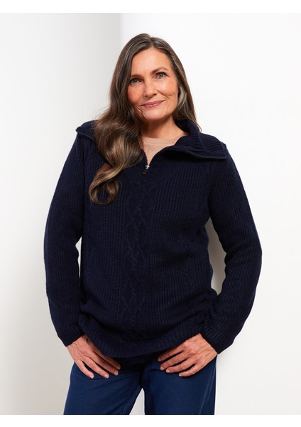 Yeni Sezon Polo Yaka Kadın Triko Kazak