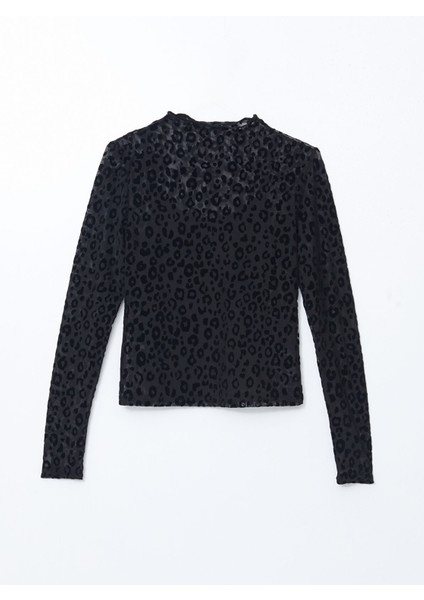 Yeni Sezon Dik Yaka Desenli Kadın Bluz indirimleri