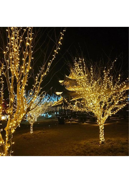 10 mt 100 LED IP65 Dış Mekan LED Işık Beyaz Kablo Mz-15-1