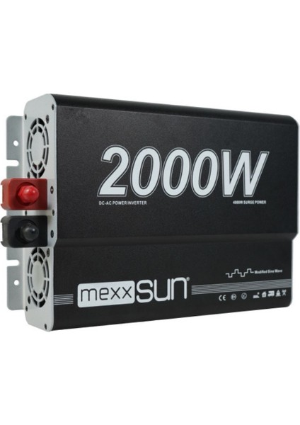 Mexxsun 12V 2000W Modifiye Sinüs Inverter