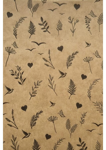 100 Adet Karışık Desenli Servis Kağıdı Dekoratif Yağlı Kağıt Sunum Kağıdı (Fırında Kullanılmaz) fırsatları