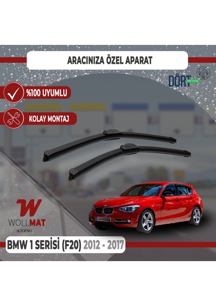 Bmw 1 Serisi F20 Silecek 2012 2017 Arası Uyumlu Silecek Takımı Araca Özel
