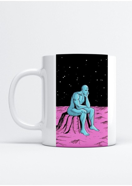 Dr Manhattan Watchmen Baskılı Porselen Kupa Bardak