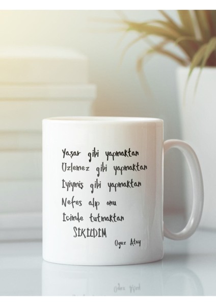 Beyaz Kupa Bardak Oğuz Atay