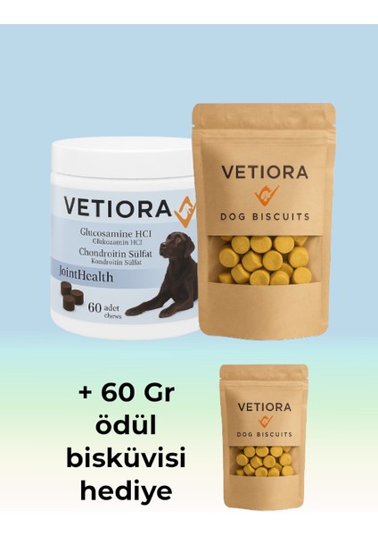 Köpek Kas ve Eklem Güçlendirici Glukozamin, Kondroitin, Msm, Hyaluronik, Ödül Maması Formunda 150 gr