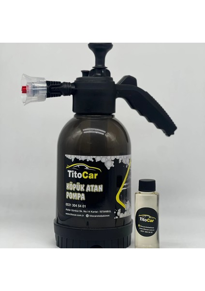 Color Foam Mavi Köpük Renkli Şampuan 5 Lt & Titocar Köpük Atan Pompa & Şampuan Seti modelleri