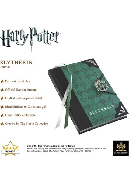 Noble Collection Harry Potter Slytherin Günlüğü modelleri