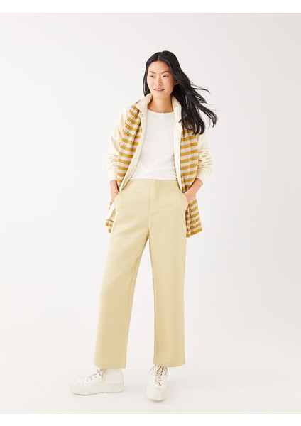 Yeni Sezon Normal Bel Standart Fit Kadın Pantolon modelleri
