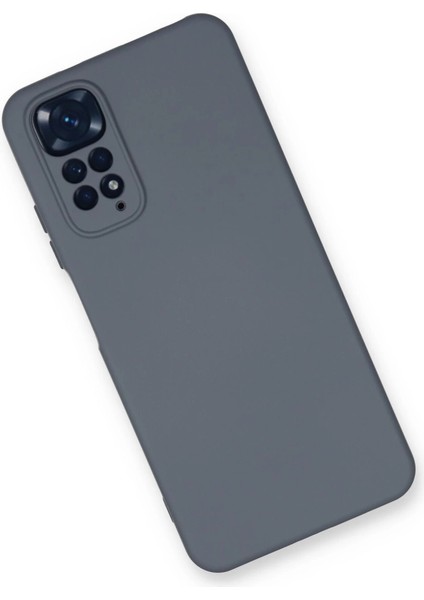 Redmi Note 11 Kılıf Nano Içi Kadife Silikon - Gri modelleri