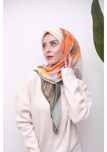 Renkli Karma Desen Dijital Soft Eşarp fiyatları