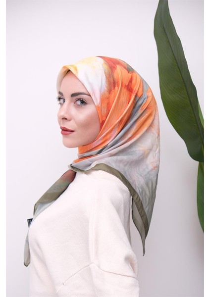 Renkli Karma Desen Dijital Soft Eşarp fırsatları