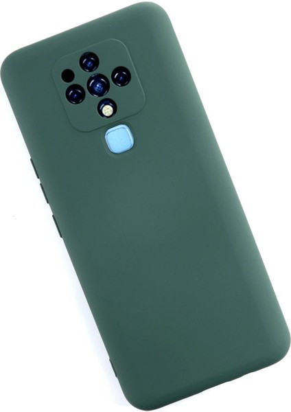 Tecno Camon 16 Kılıf Nano Içi Kadife Silikon - Koyu Yeşil fiyatları