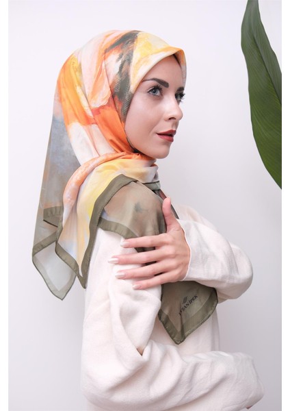 Renkli Karma Desen Dijital Soft Eşarp indirimleri