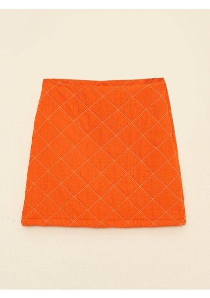 Yeni Sezon Beli Fermuarlı Kapitone A Kesim Kadın Etek modelleri