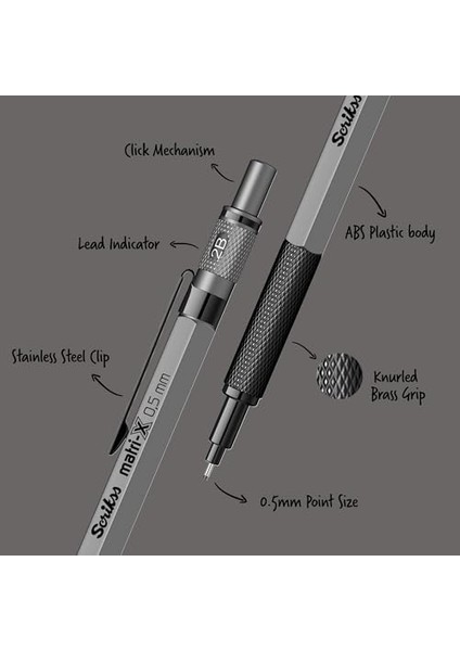 Matri-X Versatil 0.7 mm Gri modelleri