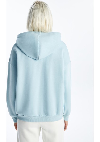 Yeni Sezon Nakışlı Oversize Kadın Kalın Hoodie fırsatları