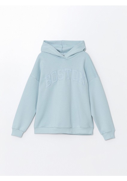 Yeni Sezon Nakışlı Oversize Kadın Kalın Hoodie indirimleri