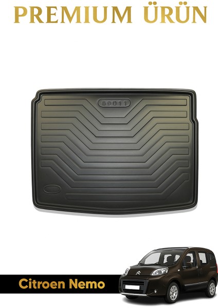 Citroën Nemo 2008+ Uyumlu 3D Bagaj Havuzu Premium fırsatları