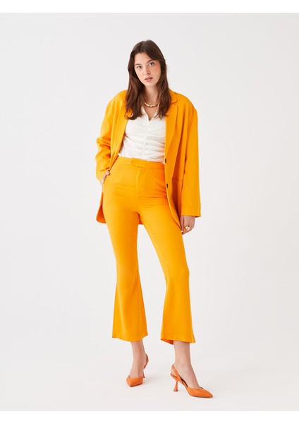 Yeni Sezon Kadın Standart Fit Düz Pantolon modelleri