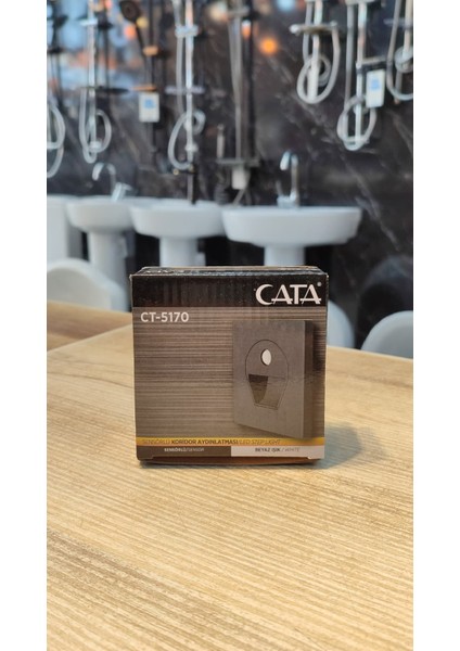 10 Adet CT-5170 1W Sensörlü Ledli Koridor Armatürü Siyah Kasa Beyaz Işık fiyatları