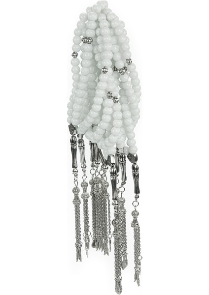 10 Adet 33LÜ Hac Umre Hediyelik Tesbih - Beyaz fiyatları