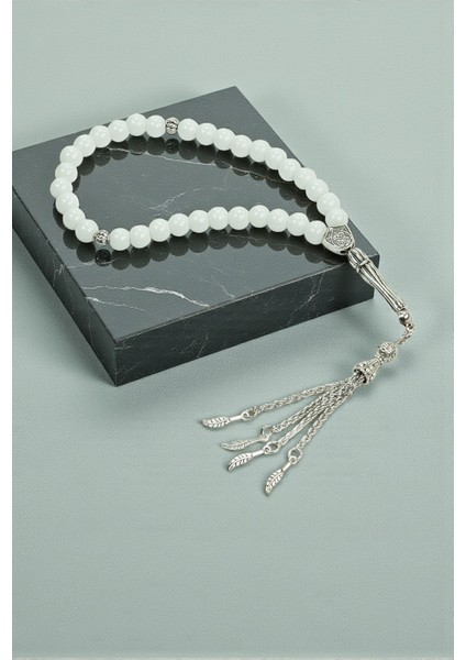 10 Adet 33LÜ Hac Umre Hediyelik Tesbih - Beyaz indirimleri