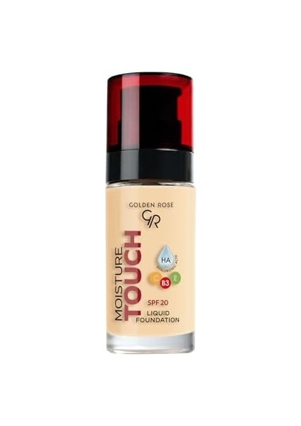 Golden Rose Moisture Touch Liquid Foundation SPF20 No: 103 Nemlendirici Etkili Fondöten