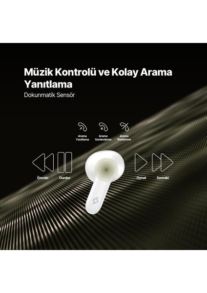 Airbeat Glace Gerçek Kablosuz Tws Bluetooth Kulaklık- 2KM170 modelleri