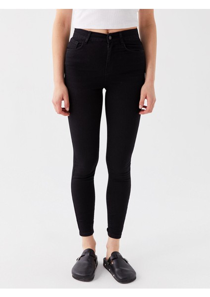 Yeni Sezon Yüksek Bel Jüpiter Süper Skinny Fit Kadın Jean Pantolon fiyatları