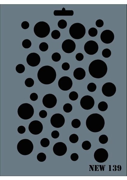 Rich New Seri N-139 Stencil 35X25 cm