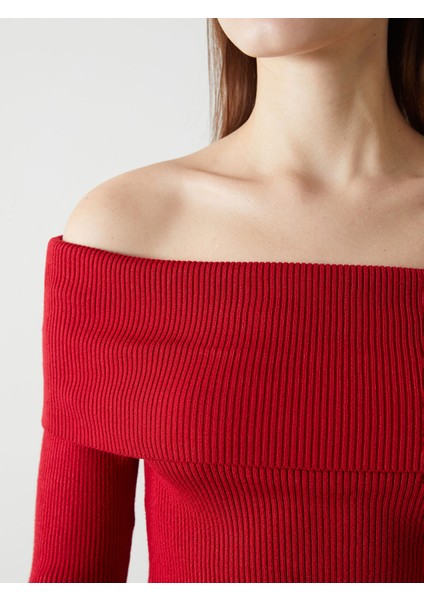 Yeni Sezon Kayık Yaka Kadın Triko Kazak modelleri