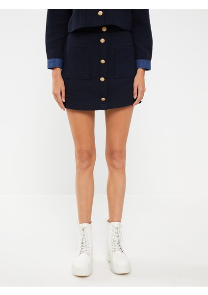 Yeni Sezon Kadın Beli Fermuarlı Düz Etek fırsatları