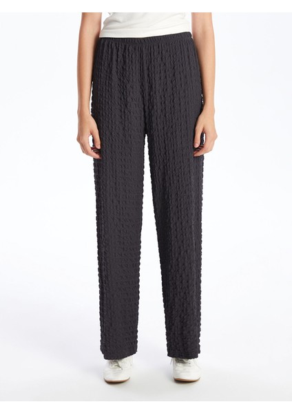 Yeni Sezon Beli Lastikli Dokulu Kadın Pantolon fiyatları