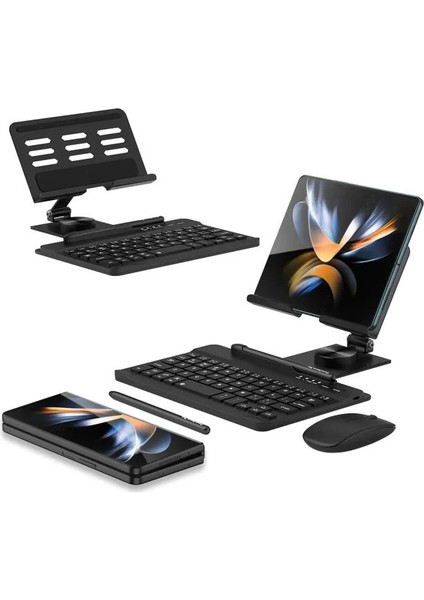Samsung Galaxy Z Fold 4/5 Için Moaıto Masa Için Ayarlanabilir Stand