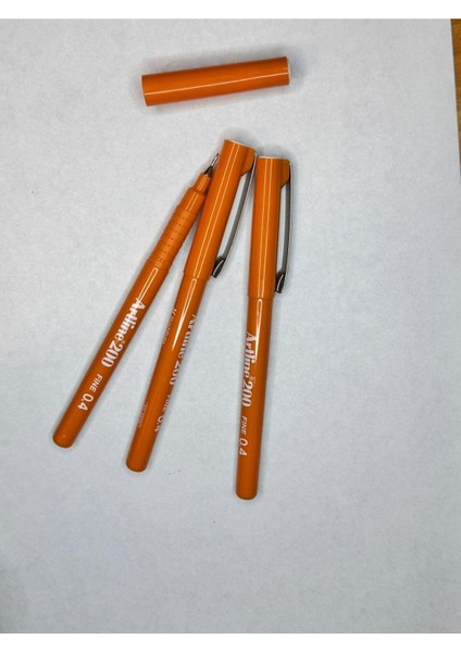 200 Fineliner 0.4mm Keçe Uçlu Kalem ( 3 Adet) indirimleri