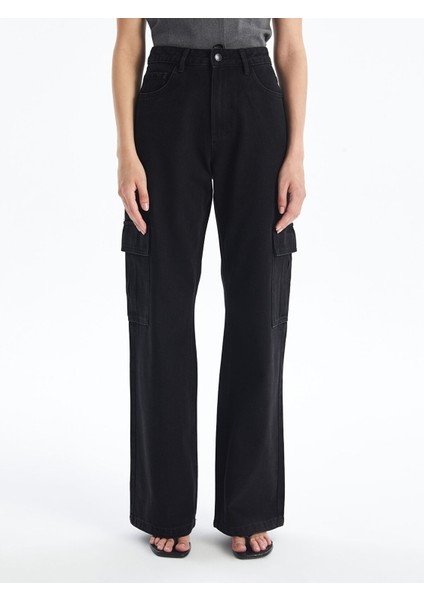 Yeni Sezon Wideleg Kadın Kargo Jean Pantolon fiyatları