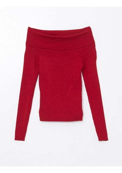 Yeni Sezon Kayık Yaka Kadın Triko Kazak indirimleri