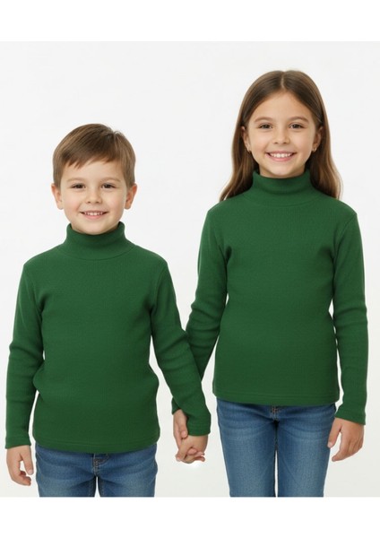 Kız/erkek Çocuk Bluz Balıkçı Yaka Fitilli