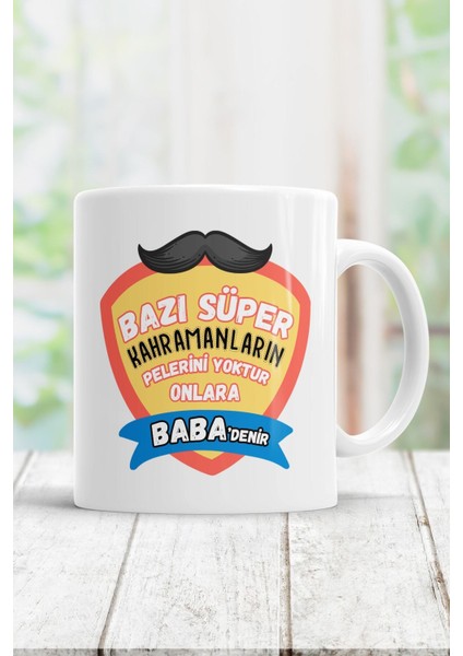 Bazı Süper Kahramanlar Pelerin Takmaz Kupa