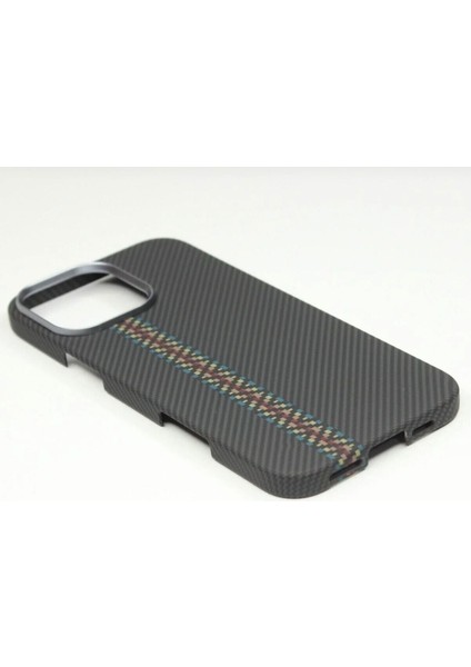 17 Pro Max Uyumlu Ekoseli Kevlar Case